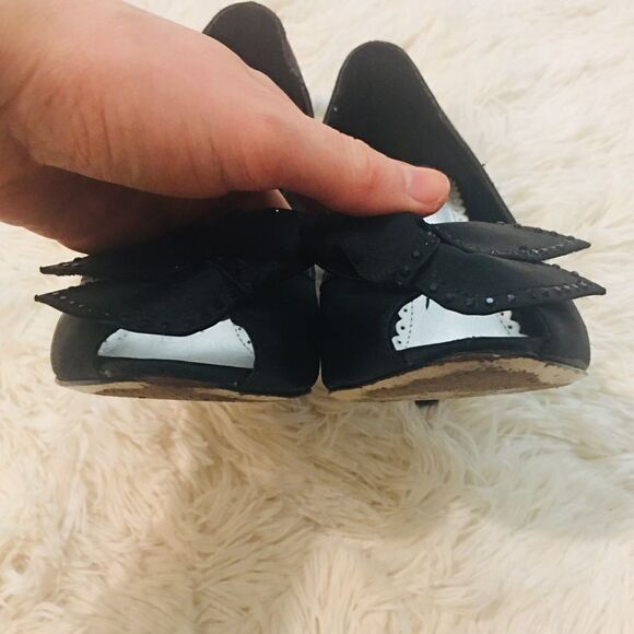 Joey Black Peep Toe Sparkle Heels - Picture 8 of 16